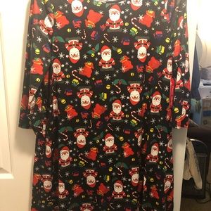 NWT Christmas dress / or pair with leggings - size large